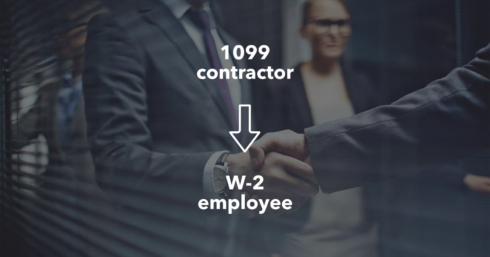A guide on how to convert a 1099 contractor to a W-2 employee