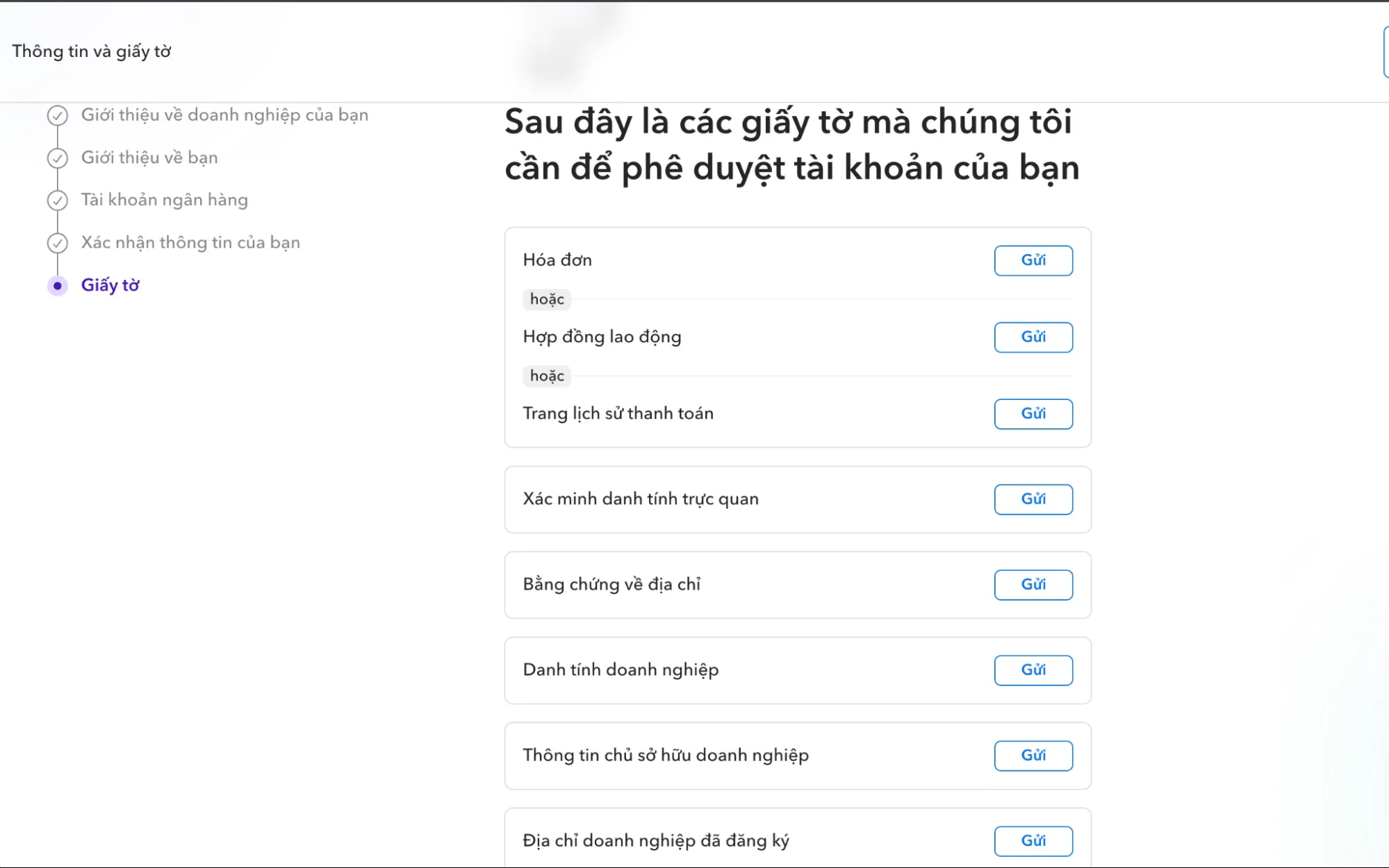 Hướng dẫn mở tài khoản doanh nghiệp Payoneer tại Việt Nam để nhận thanh toán toàn cầu - image 12 Cung cap giay to Payoneer yeu cau de tai khoan duoc duyet 1 image 12 Cung cap giay to Payoneer yeu cau de tai khoan duoc duyet 1